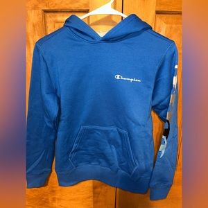 Boys Champion Hoodie Bozetto Blue
